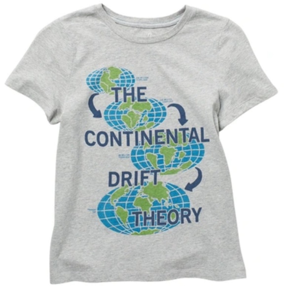 Peek Gray Continental Drift Graphic Tee - Picture 1 of 9